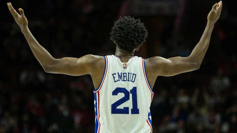 WATCH: Hakeem Olajuwon can 'see himself' in Sixers rookie star Joel Embiid