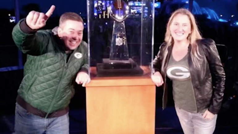 Here's why this Packers fan will be taking his future wife's last name