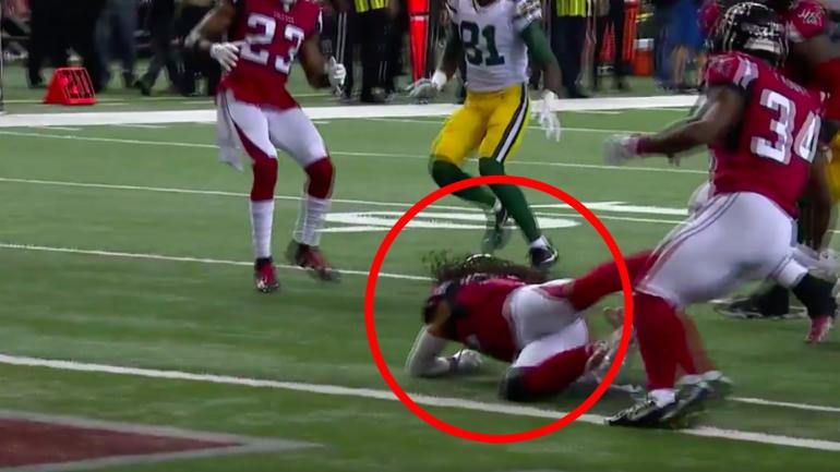 NFL explains why the Packers didn't get a safety on the Falcons' fumble recovery