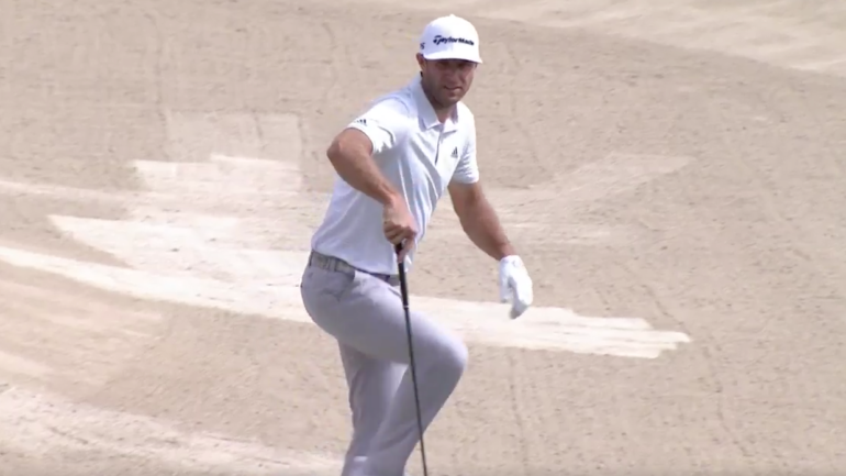 Despite hot weekend, Dustin Johnson comes up one stroke short in Abu Dhabi