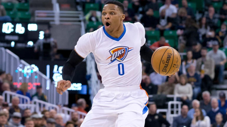 Russell Westbrook ties Larry Bird on all-time triple-doubles list in 256 fewer games