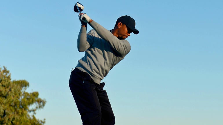 Tiger Woods has no plans to try and out-drive Jason Day, Dustin Johnson off the tee