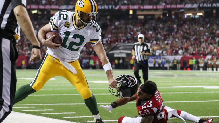 Report: Aaron Rodgers fined nearly $10K for facemask penalty before Alford's flop