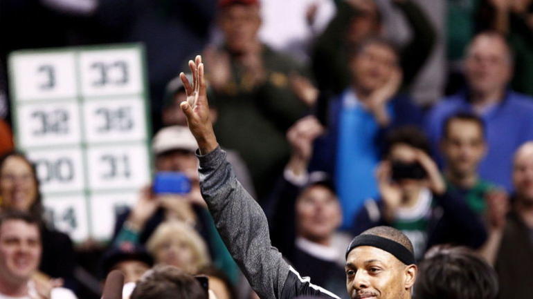 WATCH: Celtics, fans honor longtime Boston star Paul Pierce in his final visit