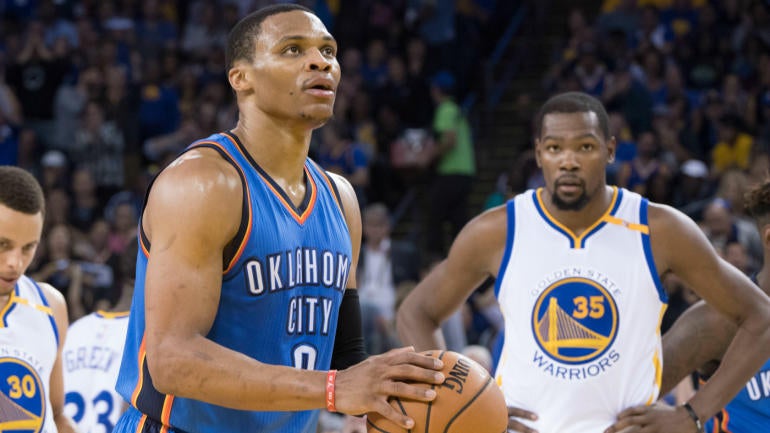 Paul George on Westbrook and Durant: 'They are buddies, they are back good'