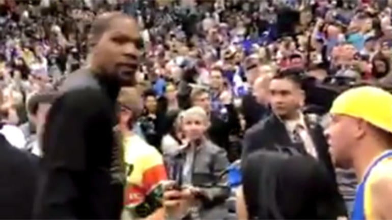 WATCH: Kevin Durant has savage response for Nuggets fan who tries to taunt him