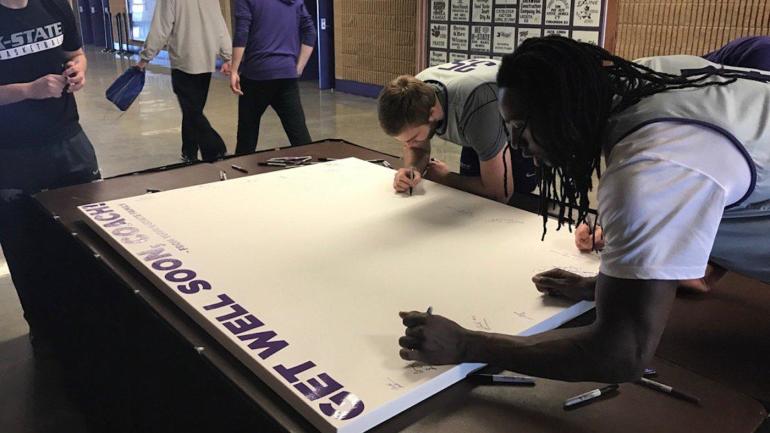 LOOK: Kansas State put together a giant get well soon card for Bill Snyder