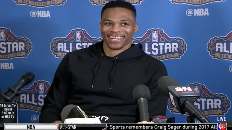 WATCH: Russell Westbrook came up with a unique way to ignore Durant questions
