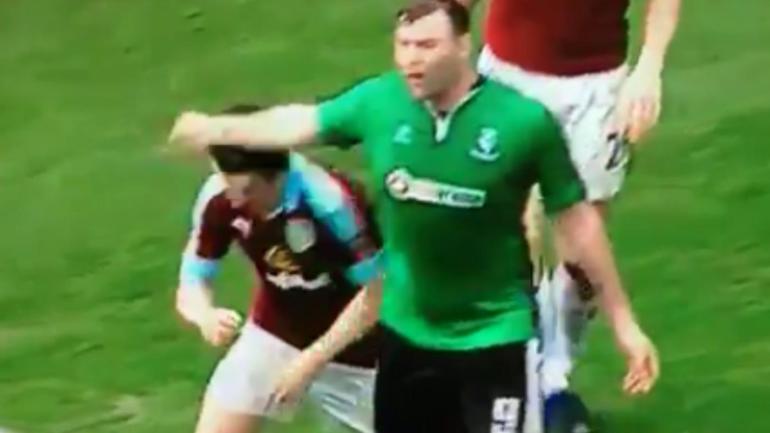 WATCH: Soccer bad boy fakes getting hit, takes one of the worst dives in history