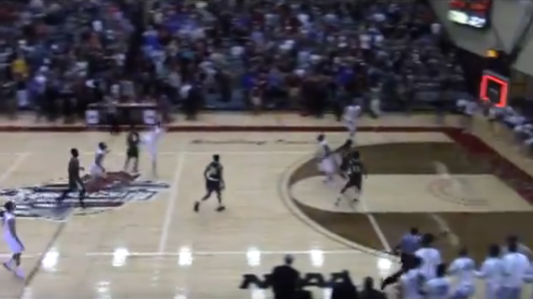 WATCH: Division III conference title decided on half-court buzzer-beater
