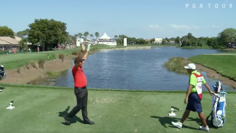 WATCH: Jhonattan Vegas makes ace at Honda Classic, buys media beer