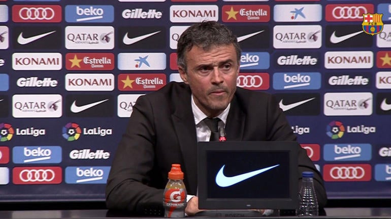 WATCH: Barcelona manager Luis Enrique says he'll step down at end of season