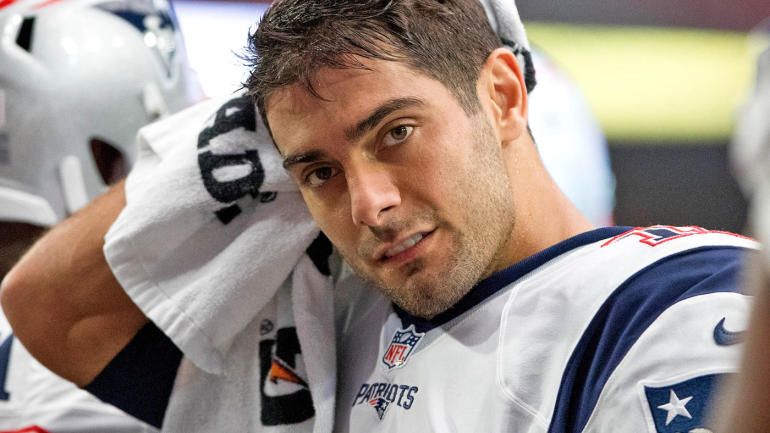 Jimmy Garoppolo isn't ruling out signing an extension to stay with the Patriots