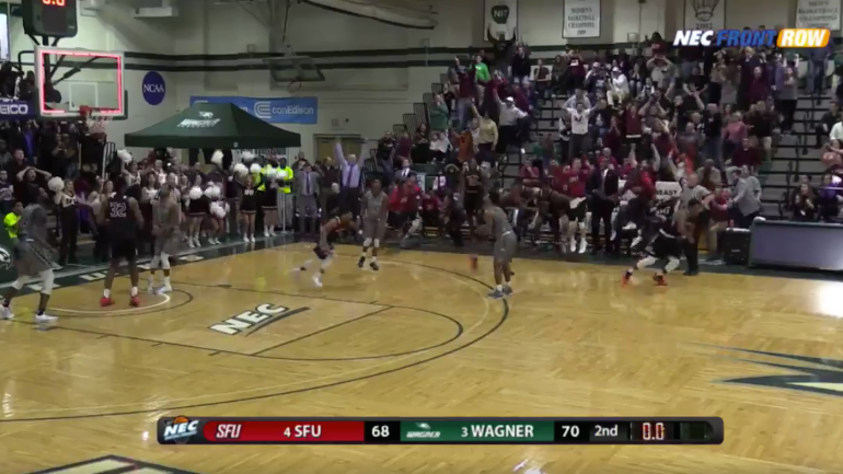 WATCH: Rim-rattling 3-pointer has tiny school a game from NCAA Tournament