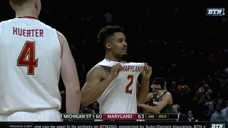 WATCH: Melo Trimble's clutch 3-pointer seals Maryland win over Michigan State