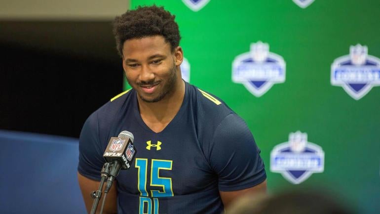 Combine: Myles Garrett wants to sack Tom Brady because he's 'a Peyton Manning fan'