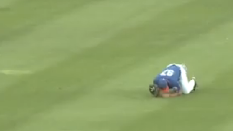WATCH: Tim Tebow caught a baseball for the Mets in spring training