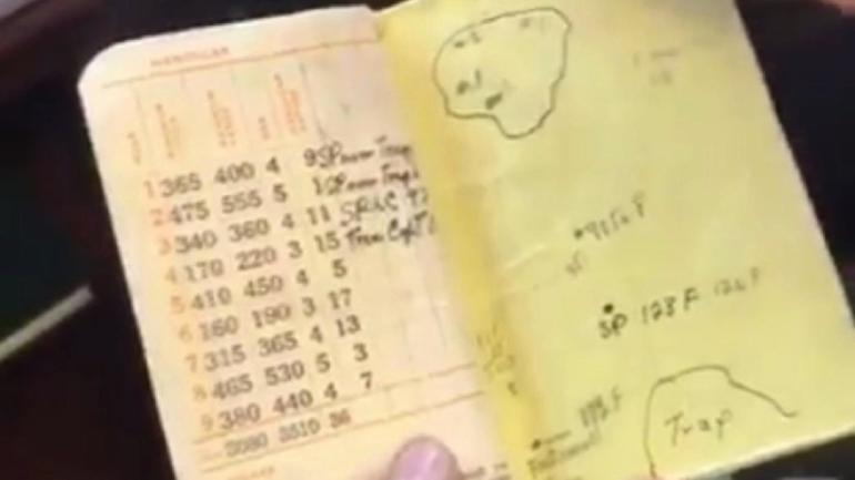 LOOK: This Arnold Palmer Masters yardage book is incredible