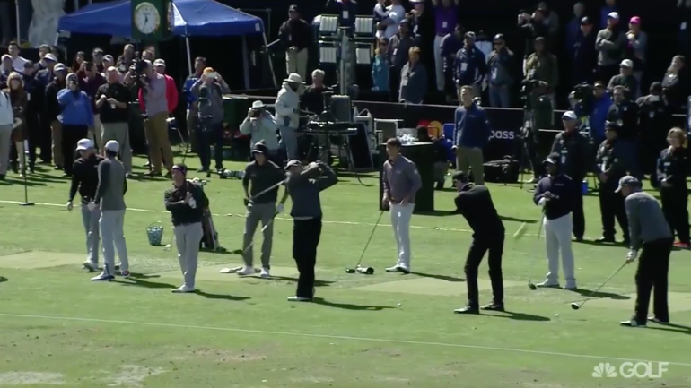 WATCH: Golfers salute Arnold Palmer with honorary tee shots at Bay Hill