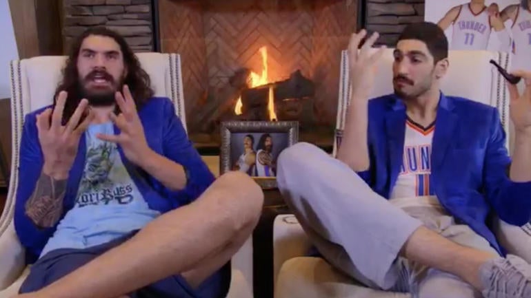 WATCH: Steven Adams, Enes Kanter star in comical Russell Westbrook for MVP video