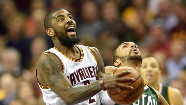 Cavaliers' Kyrie Irving downplays sore left knee: 'As of right now I'm fine'
