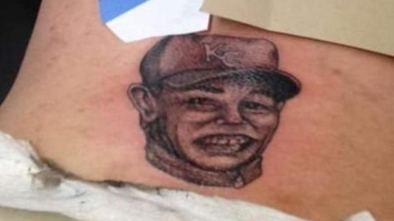 Ned Yost has great reaction to fan losing bet and getting a tattoo of his face