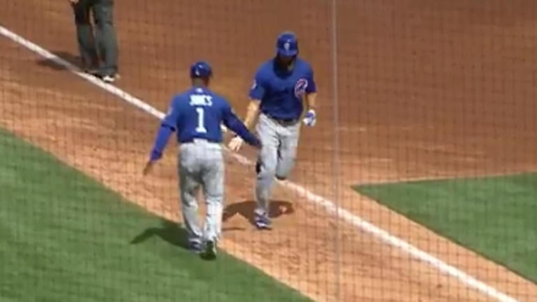 WATCH: Jake Arrieta blasts 465-foot home run on his first spring at-bat
