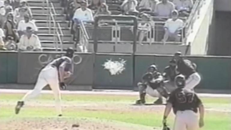 16 years ago, a poor bird flew in front of a Randy Johnson fastball