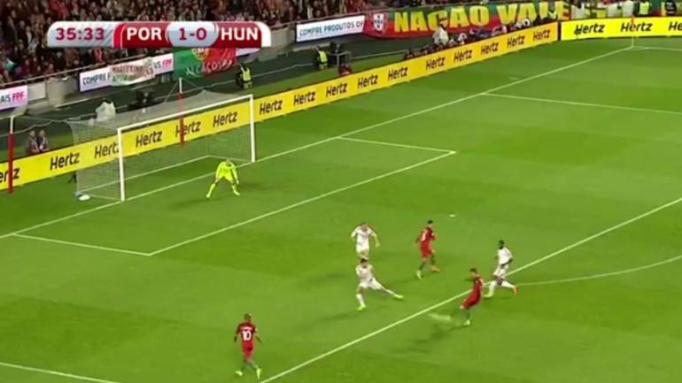 WATCH: Portugal's Cristiano Ronaldo nets low rocket goal in World Cup Qualifying