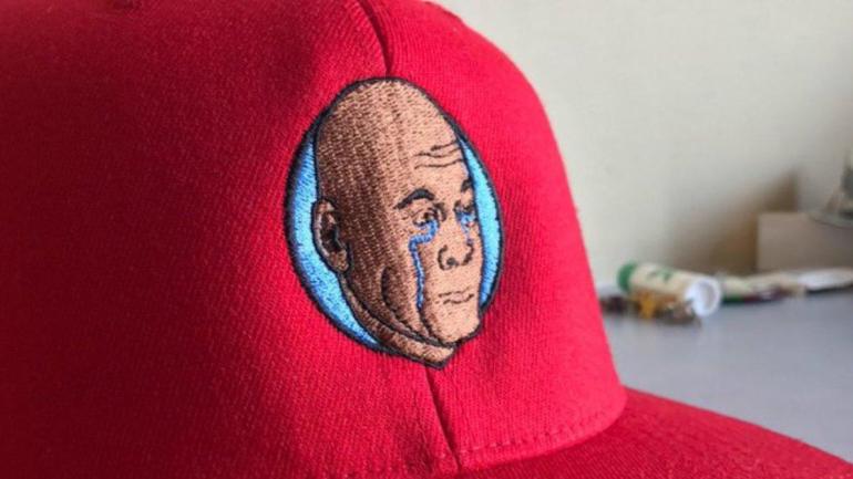 LOOK: Softball team creates 'Crying Jordan' uniforms, and they're truly wonderful
