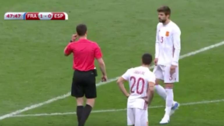 Future of video replay for FIFA on display in France vs. Spain, gets the call right