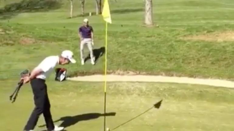 WATCH: Euro golfer pulls off shot Phil Mickelson would have trouble doing - CBSSports.com