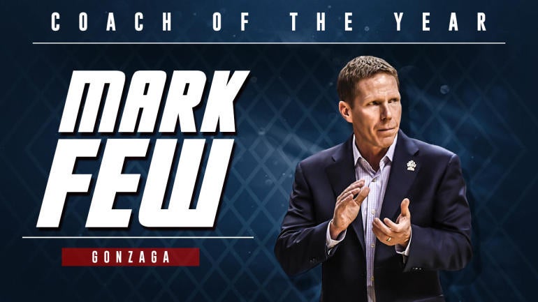 Regardless of Final Four result, Gonzaga's Mark Few is clear Coach of the Year