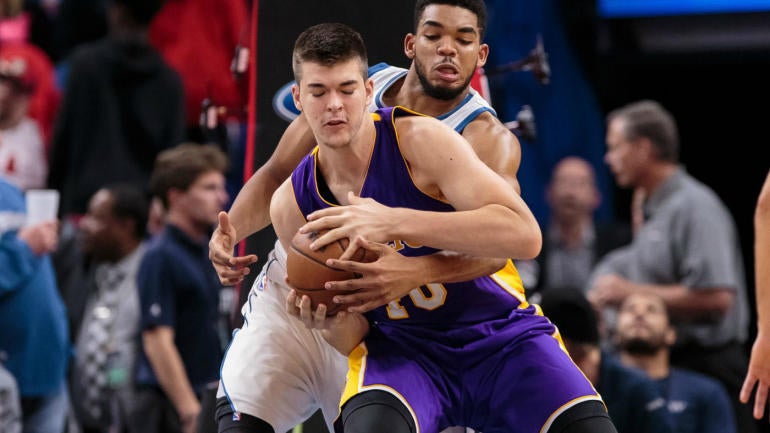 Lakers lose rookie Ivica Zubac for rest of season, see flashes of center's potential
