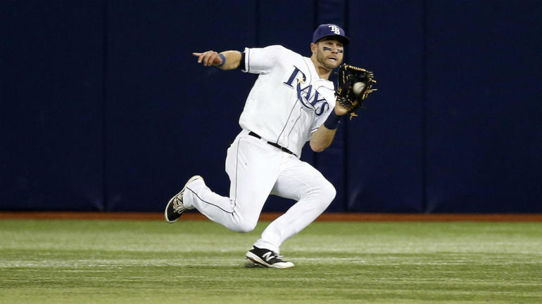 Rays' Kiermaier denies reports he put Vaseline over his entire body for cold weather game vs. Yankees
