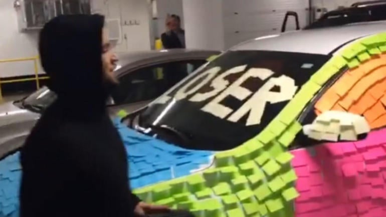 Patrick Patterson puts Raptors players in a sticky situation on April Fools' Day