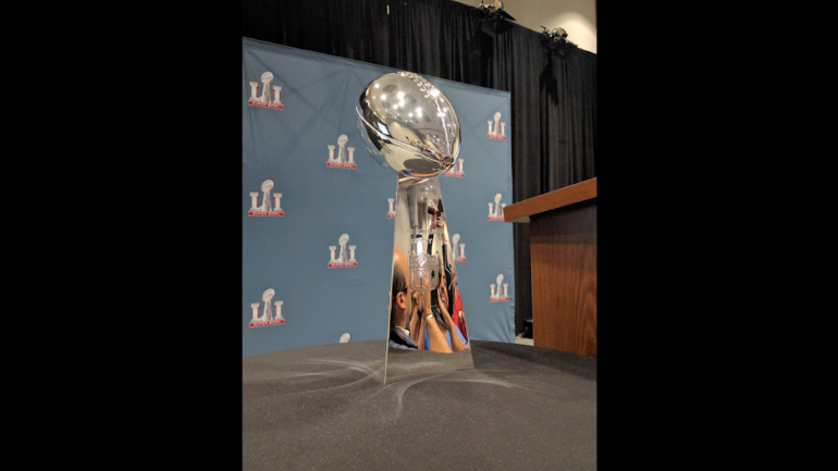 LOOK: Patriots' Super Bowl LI Lombardi Trophy involved in minor car accident
