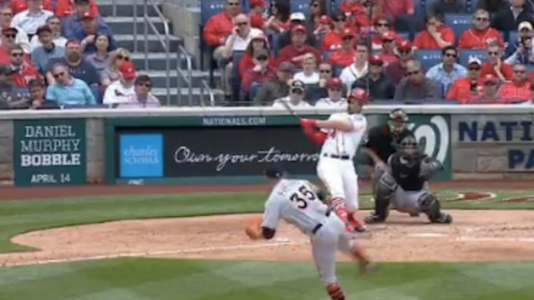 It's Nationals Opening Day, which means Bryce Harper is hitting home runs again
