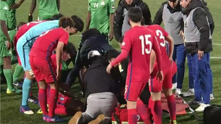 WATCH: Korean soccer player becomes hero after performing CPR during a game
