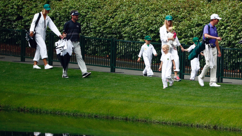 WATCH: Despite rain, golfers' kids still shine at the Masters Par 3 Contest