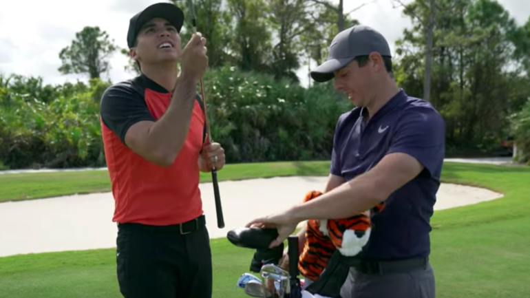 WATCH: Tiger Woods tells McIlroy, Day to not touch the driver in new commercial