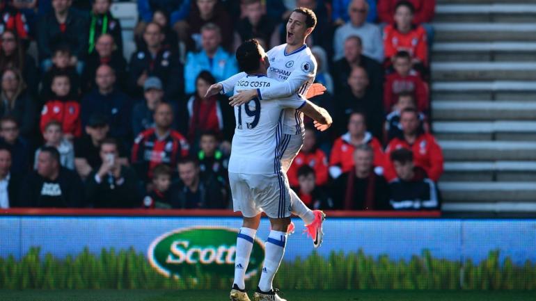 Chelsea vs. Bournemouth score, highlights: Hazard shines again as Conte's men win