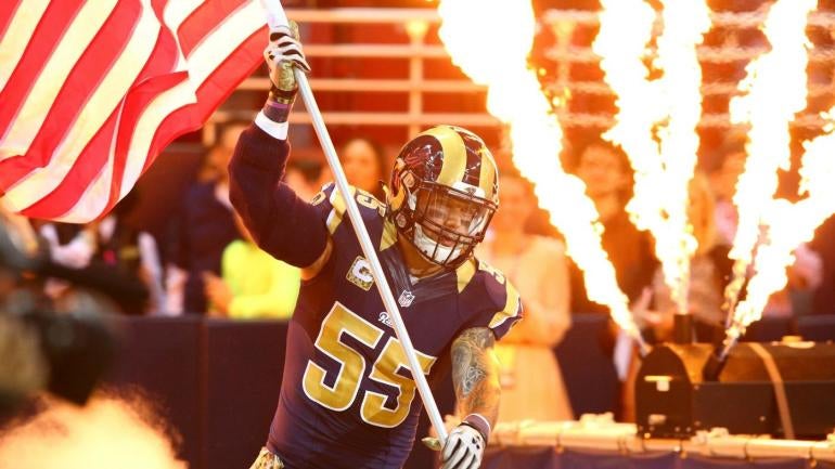 LOOK: Rams all-time leading tackler thanks team, fans, Saints in retirement message