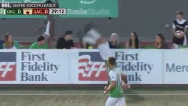 WATCH: Flip throw leads to an incredible bicycle kick goal in the USL