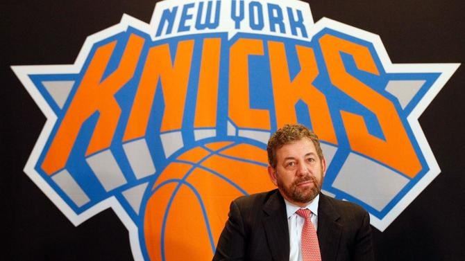 James Dolan, owner of the Knicks