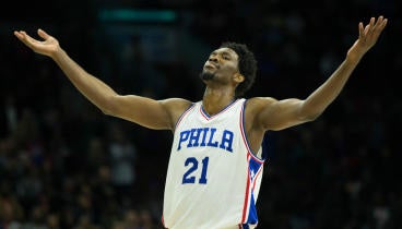 Joel Embiid happy