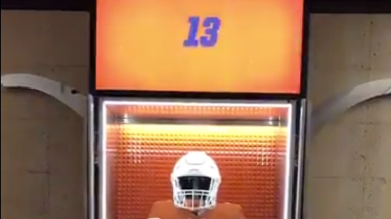 LOOK: Texas' new football lockers feature 43-inch monitors instead of nameplates