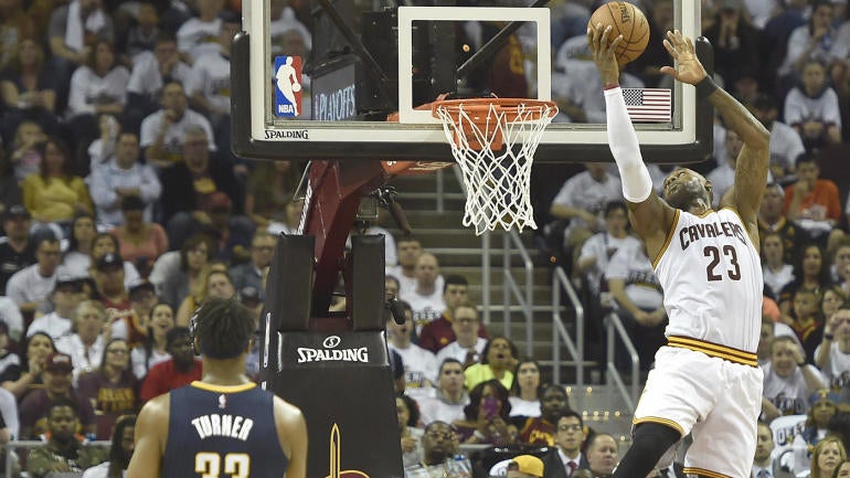 WATCH: Cavs' LeBron James makes Pacers pay in Game 1 with this reverse alley-oop
