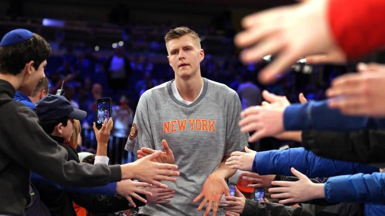 Kristaps Porzingis won't address why he skipped exit meetings with Knicks