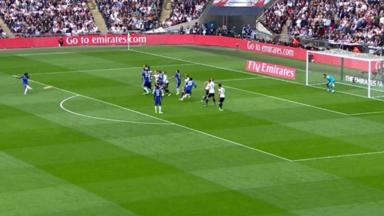 Chelsea vs. Spurs FA Cup: Willian's early free-kick goal puts pressure on Tottenham